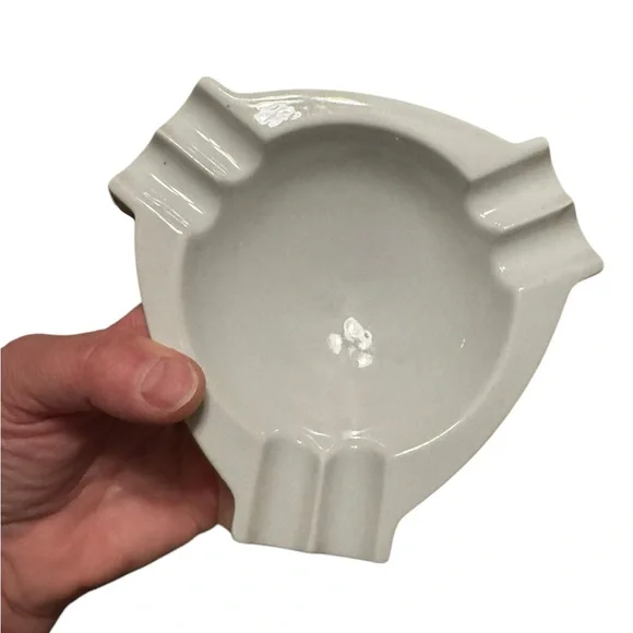 Vintage German Advertising Bar Ashtray Mainzer Aktien-Bier Porcelain - Picture 3 of 4